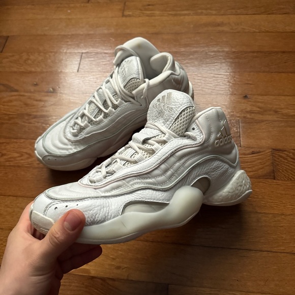 Adidas Originals 98 x Crazy BYW Cloud White Shoes - Picture 3 of 11